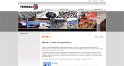 Desktop Screenshot of fermsa.com